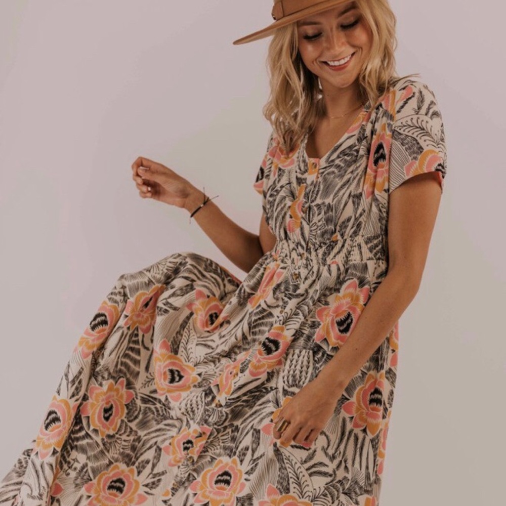 ROOLEE Corinth Floral Maxi